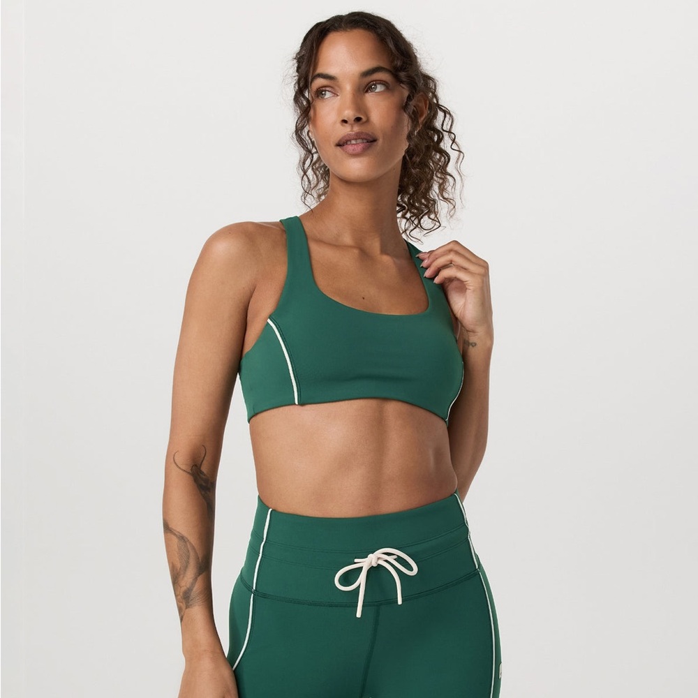 Vuori Daily Piped Bra Viridian